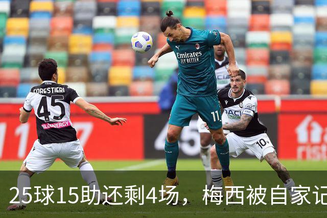 25球15助还剩4场，梅西被自家记者喊话三连MVP